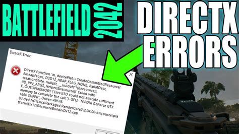 FIX Battlefield 2042 DirectX Function Error On PC YouTube