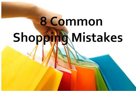 Eight Common Shopping Mistakes And How To Avoid Them The Three Tomatoes