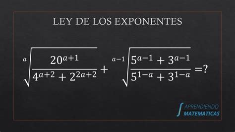 COMO SIMPLIFICAR Expresiones Algebraicas APLICANDO LEY DE LOS