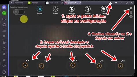 Como Usar Controles Joysticks No Bluestacks Emulador Do Android