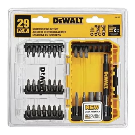 Jogo De Bits C Prolongador P S Estojo Dewalt Dw