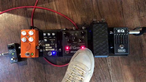 Acoustic Pedalboard Mxr Strymon Trial Jhs Pedal Youtube