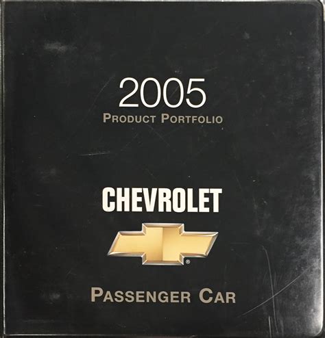 2005 Chevrolet Car Color And Upholstery Dealer Albumdata Book Original