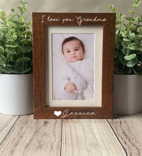 Grandma Picture Frame 4x6 Custom Picture Frame Grandma T Mothers