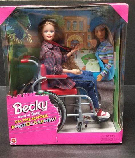 Barbie School Photographer Becky Friend Of Barbie In A Wheelchair 1998