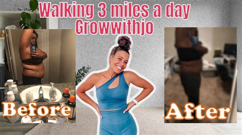 I Tried WALKING 3 Miles A DAY FOR ONE WEEK GROWWITHJO Walk The Weight