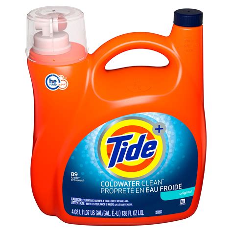 Tide High Efficiency He Turbo Clean Coldwater Clean Original Liquid