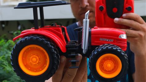 Kids Remote Control RC Tractor UNBOXING Testing य टरकटर सच म