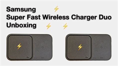 Samsung Super Fast Wireless Charger Duo Unboxing And Impressions Youtube