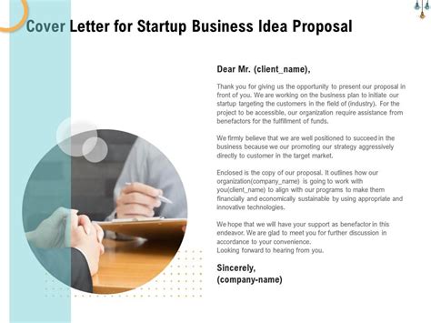 Business Plan Cover Letter