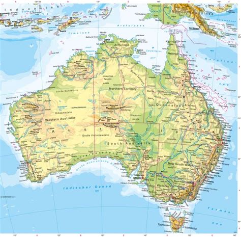 Australien karte ~ World Of Map