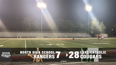 The Lake Catholic Cougars Defeat The North Rangers To Scorestream