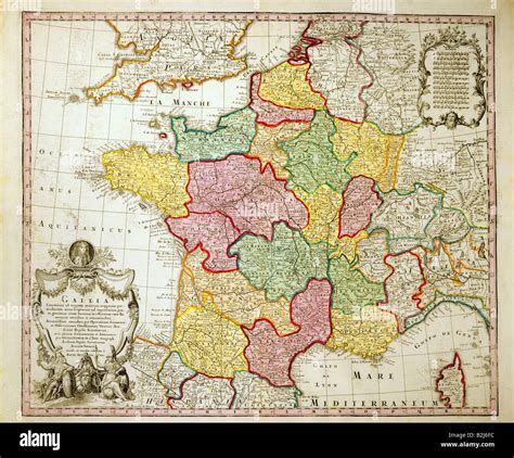 Th Century France Map Hi Res Stock Photography And Images Alamy