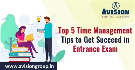 Top 5 Time Management Tips to get Succeed in Entrance Exam | by Avision Online | Medium