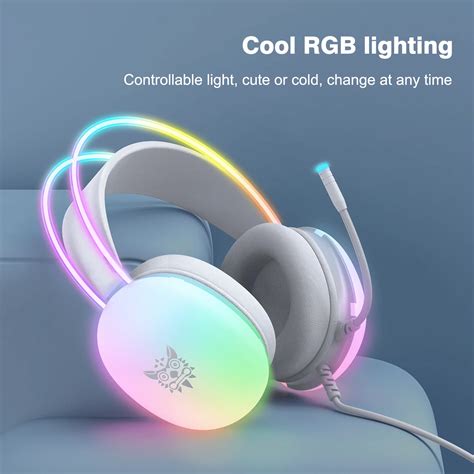 ONIKUMA X25 Wearable Gaming Headset With Full Illuminated RGB PC