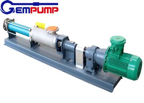 G Type Single Screw Pump With Speed Motor Pump Food Use Pump