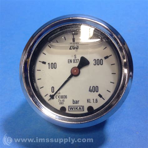 Wika En Pressure Gauge Bar Ims Supply