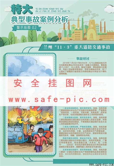 2019年特大典型事故案例分析警示挂图 An2942 安全挂图网