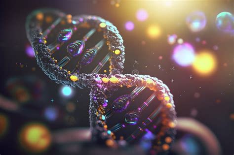 Dna Strand Image Medicine And Health Concept Genetic And Hereditary