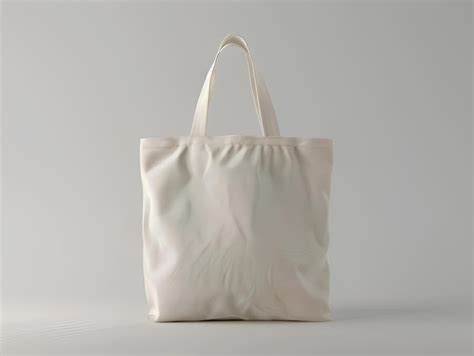 Premium Photo | A white bag on a white background with a white ...