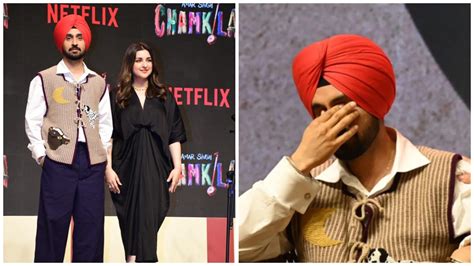 Diljit Dosanjh Gets Emotional At Chamkila Trailer Launch Parineeti