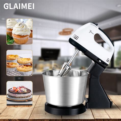 Electric Food Mixer Speed Table Stand Cake Dough Mixer Handheld Egg