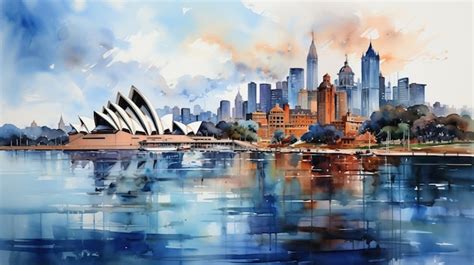 Sydney watercolor Vectors & Illustrations for Free Download | Freepik