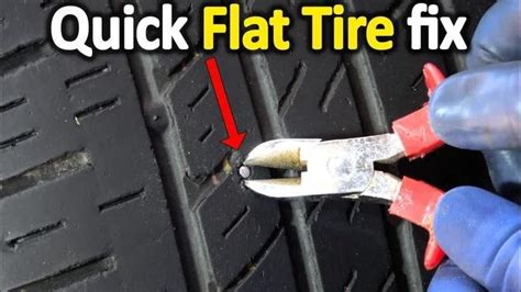 How To Fix A Flat Tire On The Spot Do It Yourself Guide Videos