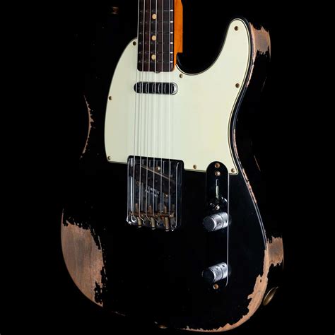 Fender Custom Shop Telecaster Heavy Relic Rosewood Board Black