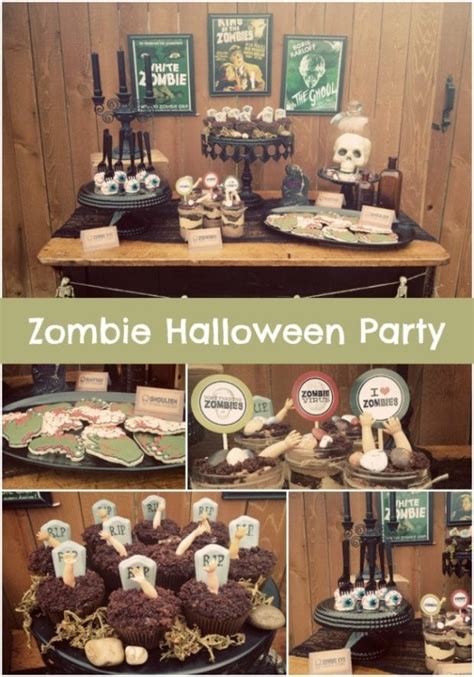 Vintage Zombie Themed Halloween Party - Spaceships and Laser Beams