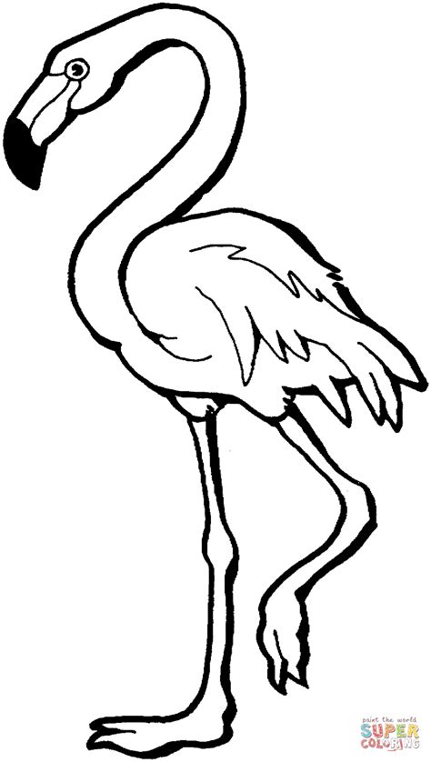 Coloriage Flamant rose Coloriages à imprimer gratuits