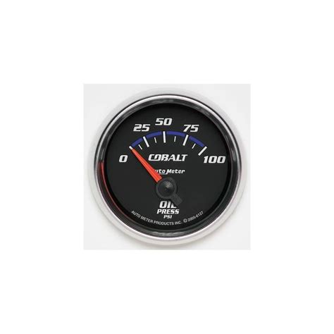 370z AutoMeter Cobalt Short Sweep Electronic Oil Pressure Gauge 100 PSI