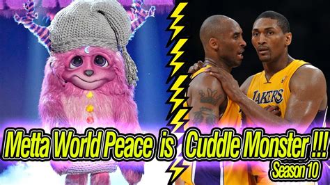 Cuddle Monster Unmasked As Metta World Peace On Trolls Night Masked