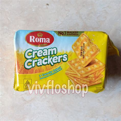 Jual Kardusan Eceran Biskuit Roma Malkist Cream Crackers Asin Kuning