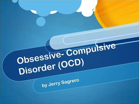 Ppt Obsessive Compulsive Disorder Ocd Powerpoint Presentation