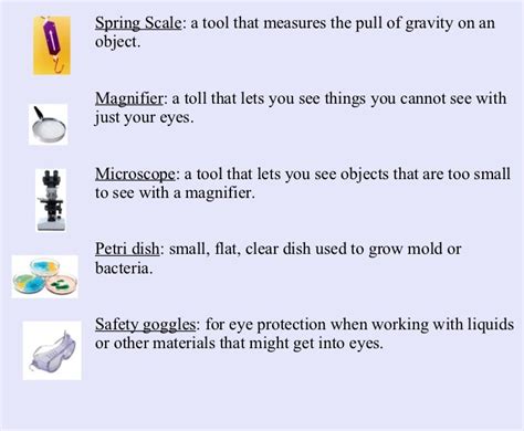 Science Tools