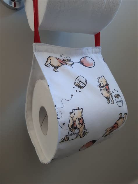 Winnie The Pooh Toilet Roll Holder Free Shipping Bathroom Etsy Australia