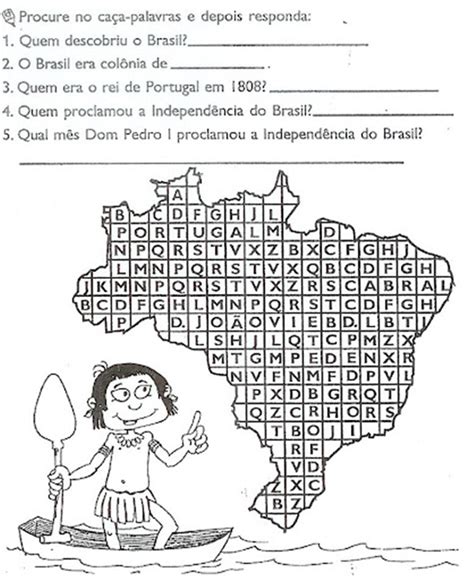 Atividade de História para 3º Ano