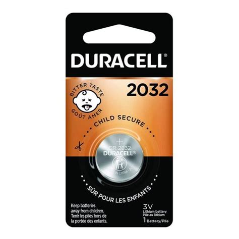 Duracell CR2032 3 Volt Lithium Coin Cell Battery 1 Pack Micro Center