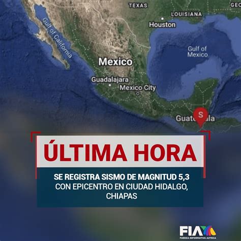 Fuerza Informativa Azteca on Twitter ÚLTIMAHORA Se registró un