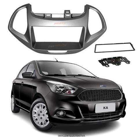 Comprar Moldura Painel 2 Din Ford Ka 2018 a 2019 Em Até 12x DelParts