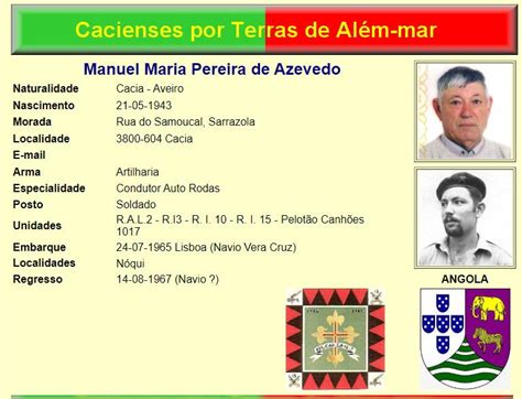 Nota de óbito Faleceu o veterano Manuel Maria Pereira de Azevedo