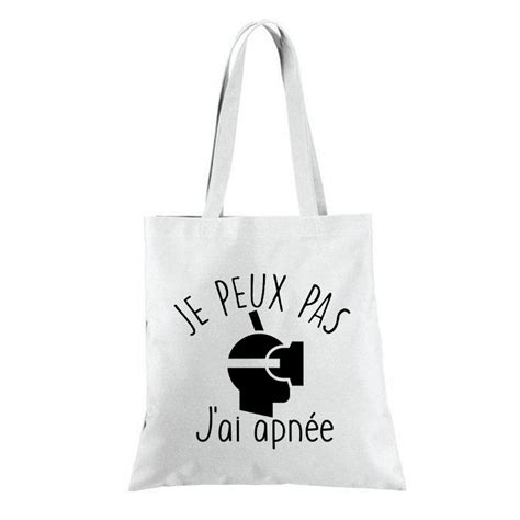 Sac J Peux Pas J Ai Apn E Totebag