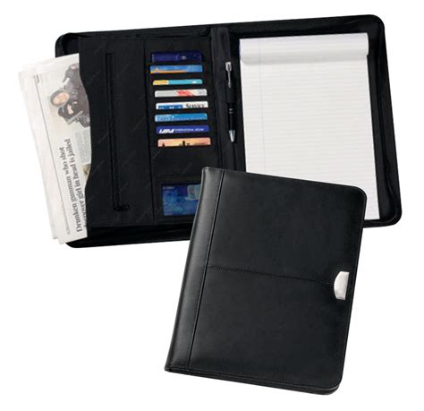 Buy Personalised Leather Conference Folders Uk Promotional Custom