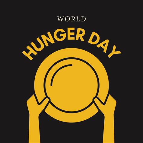 World Hunger Day Poster Suitable For Social Media Posts 23291543 Vector Art At Vecteezy