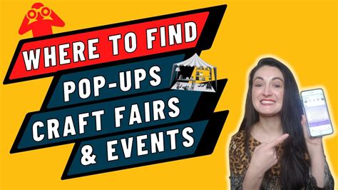 Where To Find Pop Ups Craft Fairs Or Events To Participate In Youtube