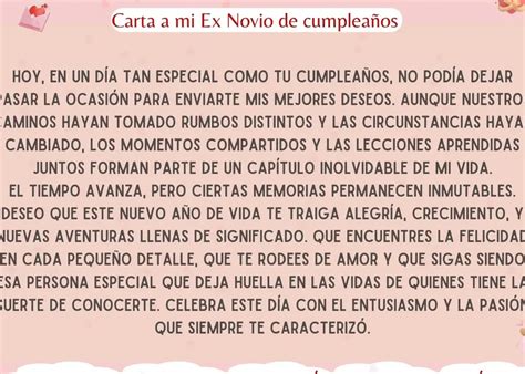 Las Mejores Ideas Para Escribir Una Carta De Cumplea Os Para Tu Novio