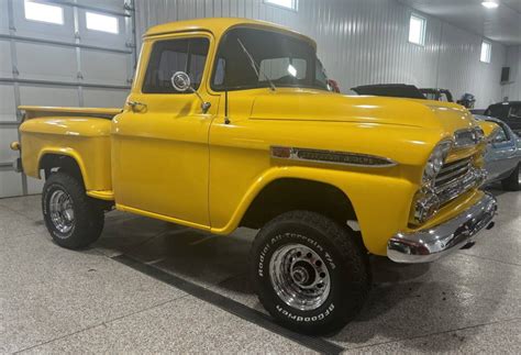 1959 Chevrolet Apache 3100 4x4 Stepside For Sale On Clasiq Auctions