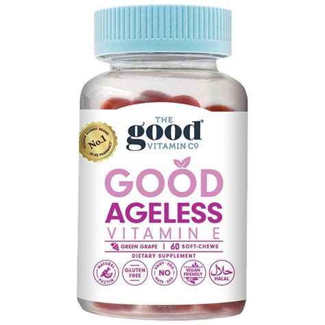 Buy The Good Vitamin Co Adult Good Ageless Vitamin E 60 Soft Chews Online At Chemist Warehouse®