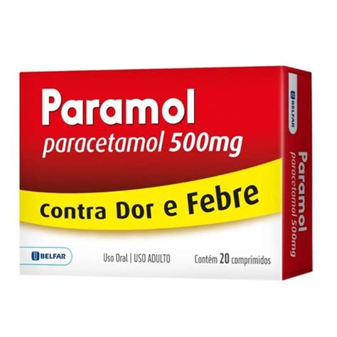 Para Que Serve O Paramol - Comprar Paramol 500mg, caixa com 20 comprimidos | CR
